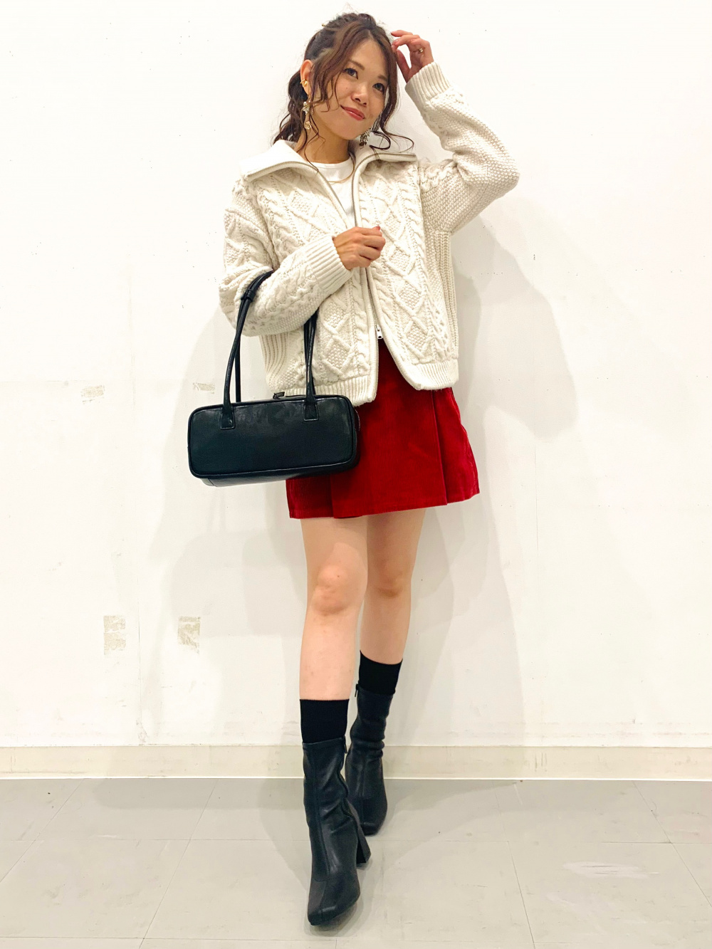 GU rokh フルジップニットジャケット GU公式 | フルジップニットジャケット by rokh