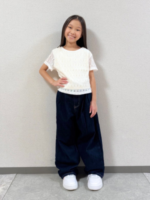 GU公式 | GIRLSレースコンビネーションT JR