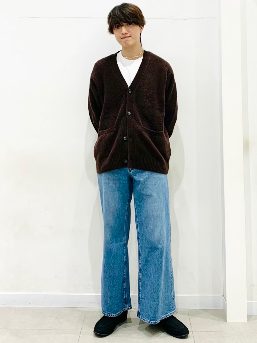 ショートケープコート by rokh、ドライポンチT(5分袖)」の着用