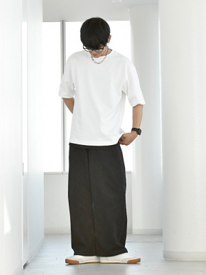 ハンズワーク 総合栄養食 １９袋他 GU公式 | スーパーバギーデニムスラックス(丈標準70～74cm)