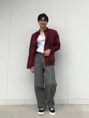 GU公式 | コットンカラーリブタンクトップ