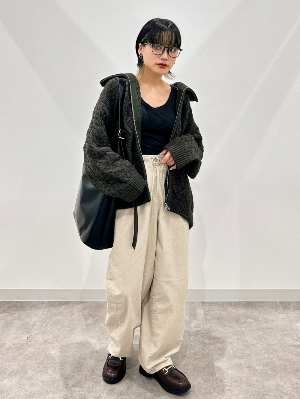 ヘビーウェイトスウェットワイドストレートパンツ(丈標準69.0