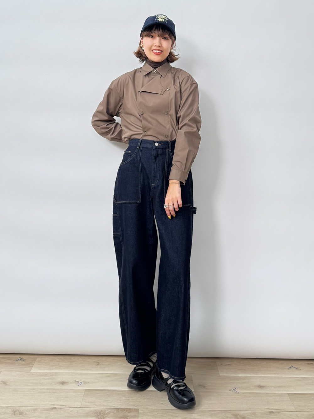 フルジップニットジャケット by rokh、コーデュロイスコート」の