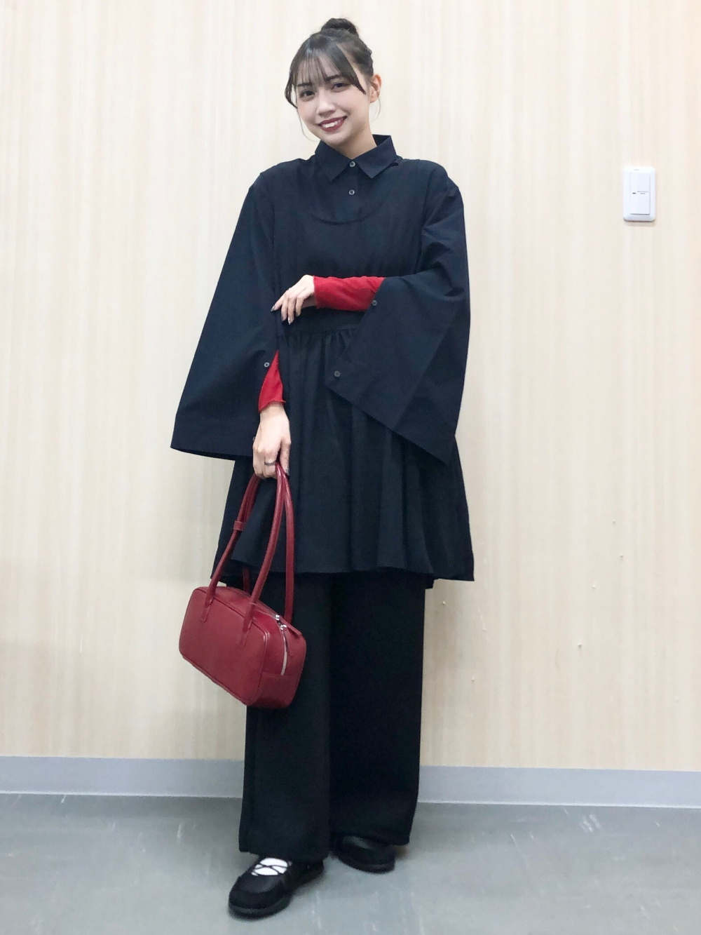 2 Piece Shirt Mini Dress Set/by rokh」| GU的穿搭理念