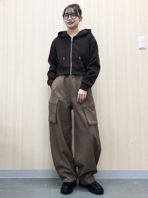 はるともあき GU公式 | パフスウェットフルジップパーカ