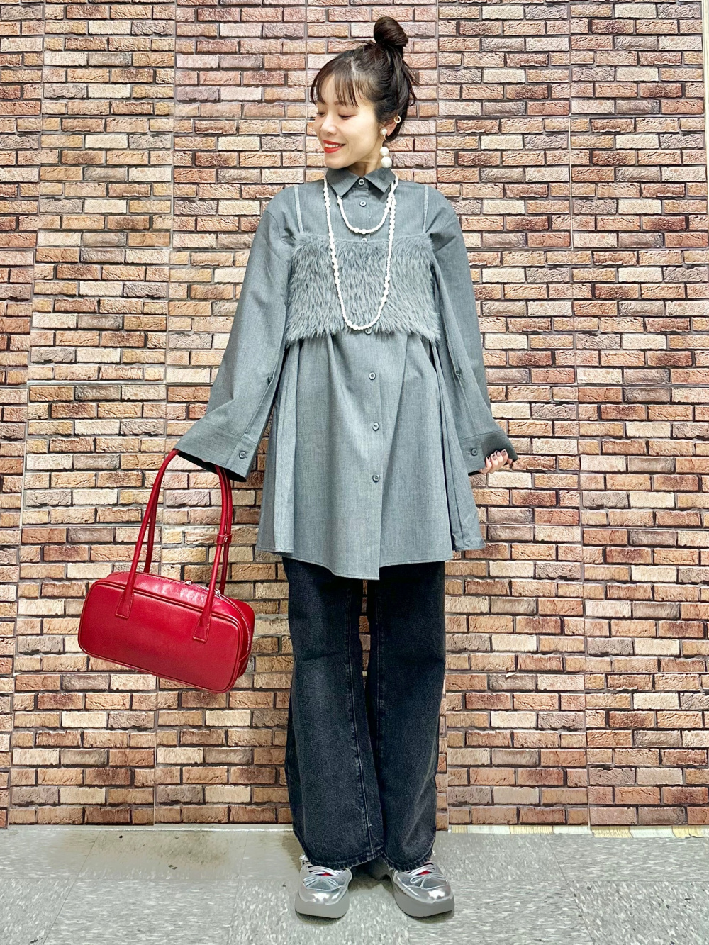 ショートトレンチチェックコート by rokh、コーデュロイスコート」の