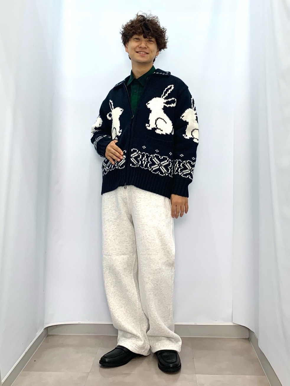 Full-Zip Knitted Jacket/by rokh」| GU的穿搭理念