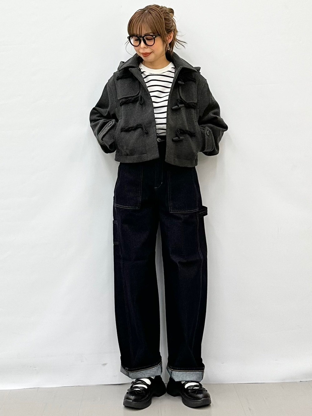 フルジップニットジャケット by rokh（メンズ）の着用コーディネート