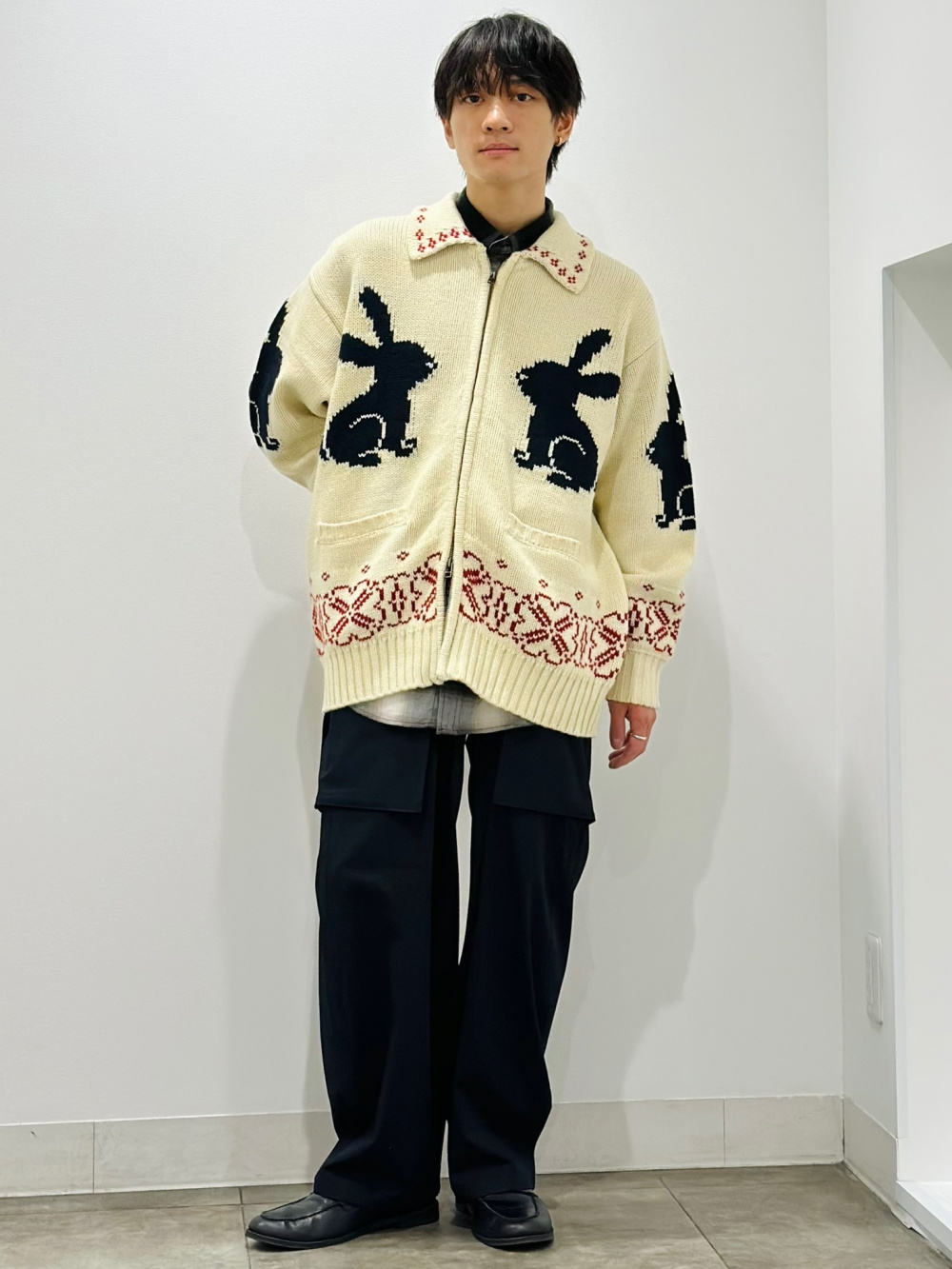 Full-Zip Knitted Jacket/by rokh」| GU的穿搭理念