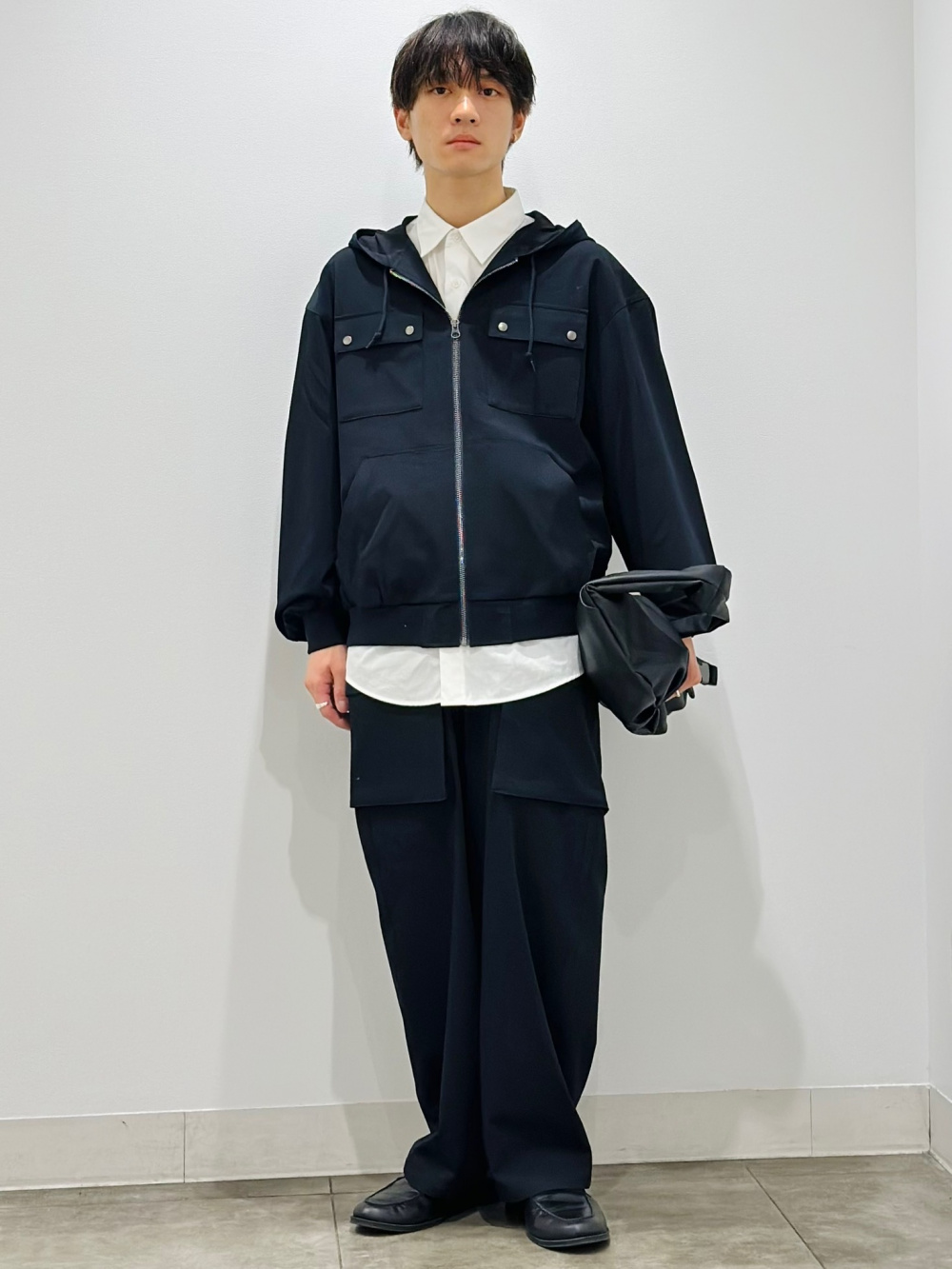 フルジップニットジャケット by rokh、ジップアップパーカ by rokh」の