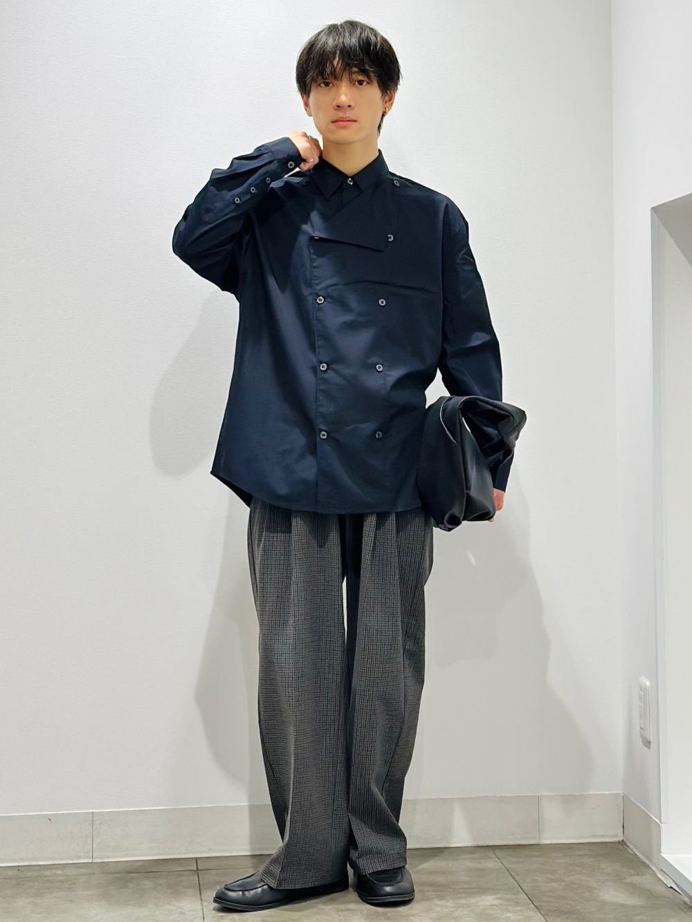 ヘビーウェイトスウェットハーフジッププルオーバー、ジップアップ