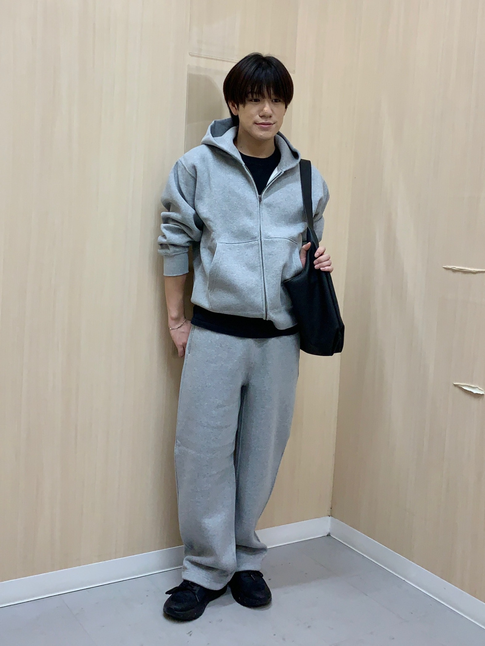 スウェットワイドストレートパンツ　38 ヘビーウェイトスウェットワイドストレートパンツ(丈標準69.0～73.0cm