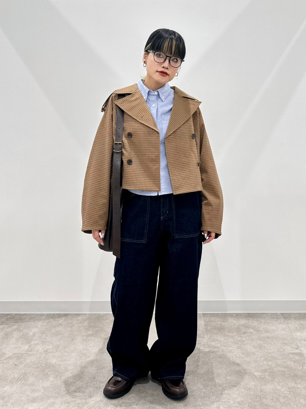 rokh  パンツ　ミナ H&M rokh ウールブレンド ベルテッドパンツ twice ミナ着用