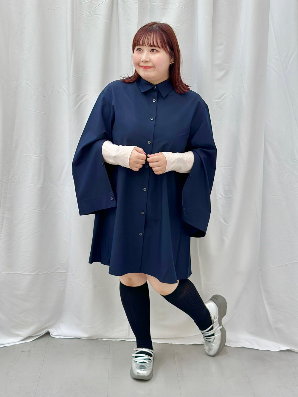 フルジップニットジャケット by rokh、2ピースシャツミニワンピース