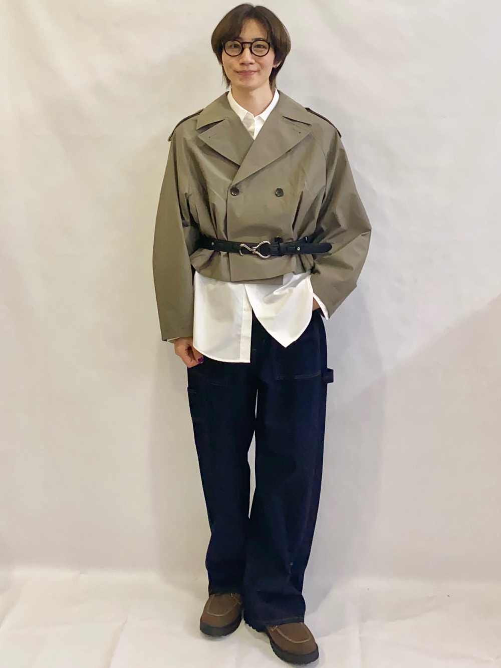 rokh トレンチコート GU×rokh】セットで1万円以下！？ トレンチコート＆スカートが着