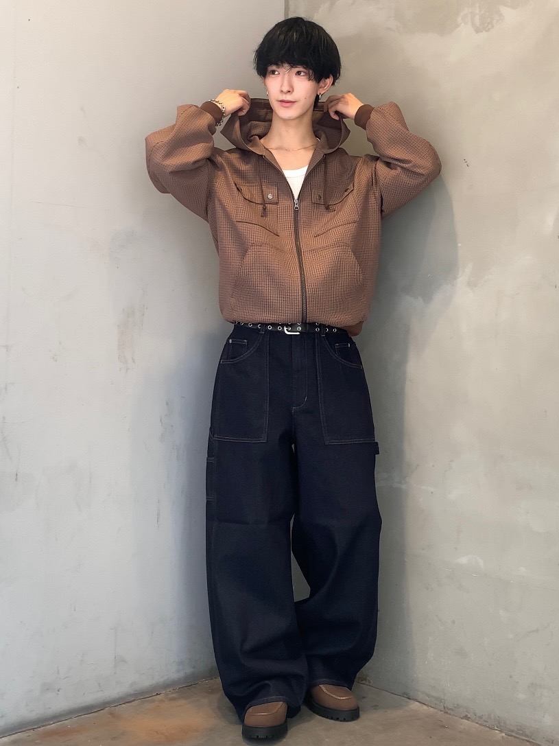 フルジップニットジャケット by rokh、ジップアップパーカ by