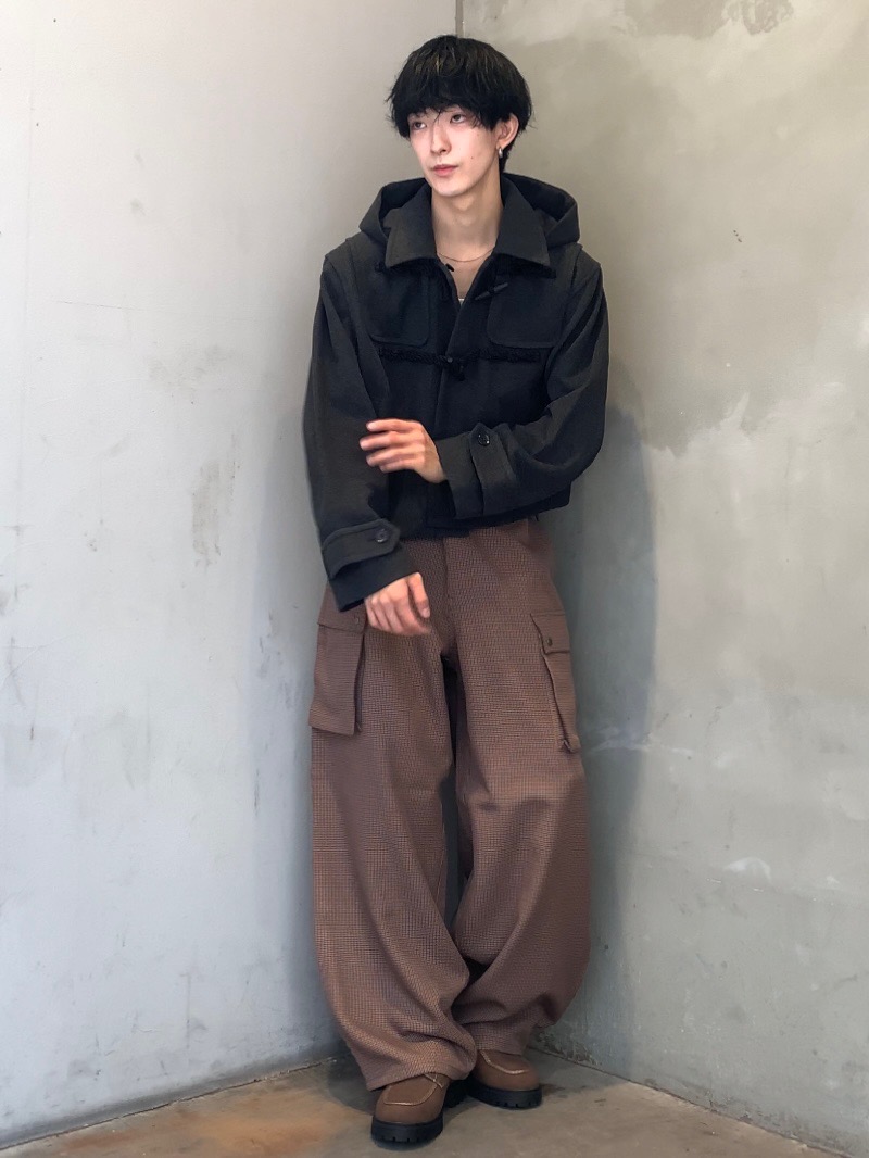 グラフィックT by rokh +X、フルジップニットジャケット by rokh」の