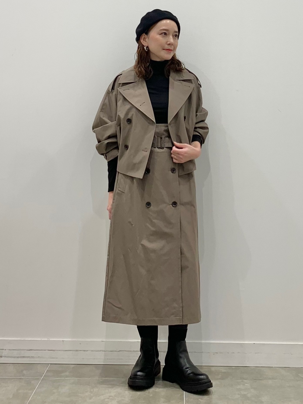 ROKH トレンチコート H&M - ☆新品未使用☆rokh × H&M トレンチコート Lサイズの通販