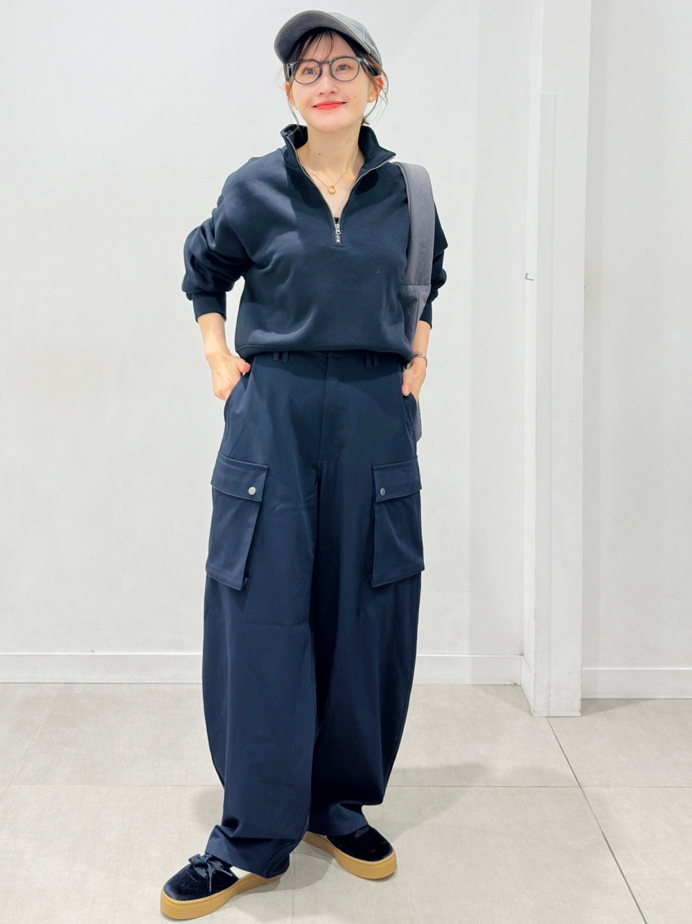 デニムスウェットイージーパンツ+X、デニムフーディブルゾンNT+E