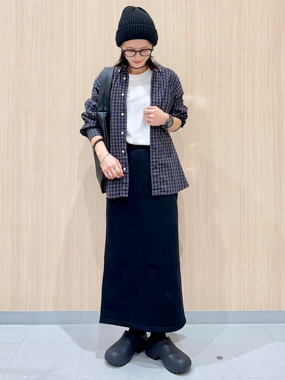 ソフトコットンクルーネックT(長袖)、フルジップニットジャケット by