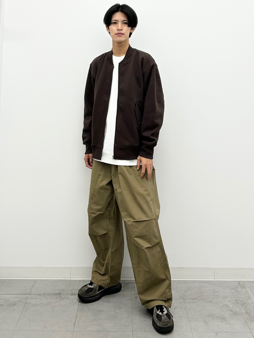 GU ‪✕‬ rork フルジップニットジャケット by rokh ナチュラル GU