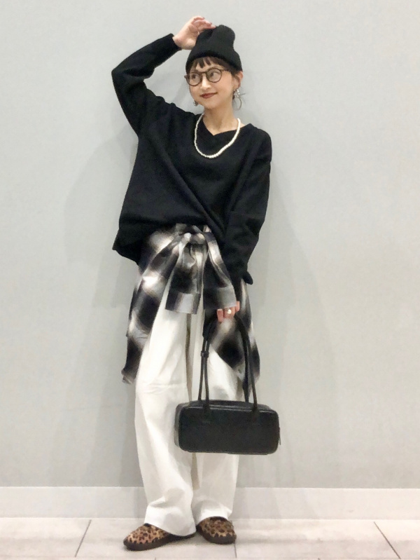 リブビーニー（メンズ）の着用コーディネート一覧| ジーユー