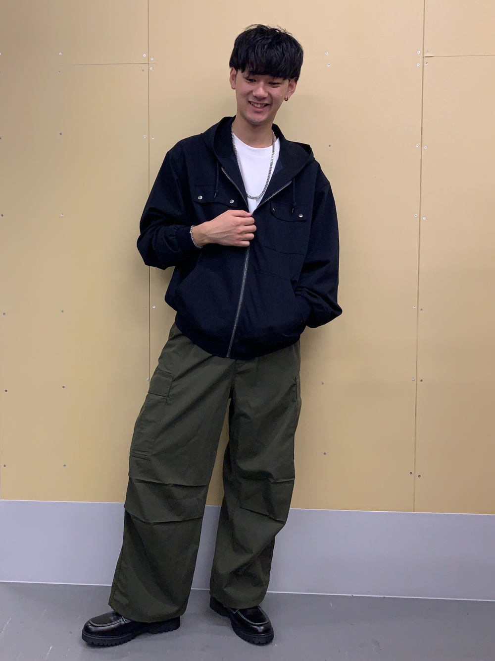 フルジップニットジャケット by rokh、ジップアップパーカ by rokh」の