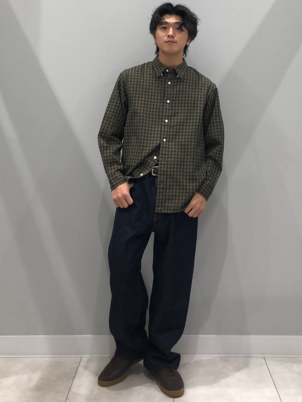 その他 S ソフトコットンタートルネックT(長袖)、テクスチャーオープンカラー