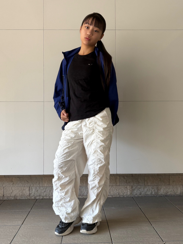 GIRLSテックシャーリングパンツNTJR+E（子ども服）の着用