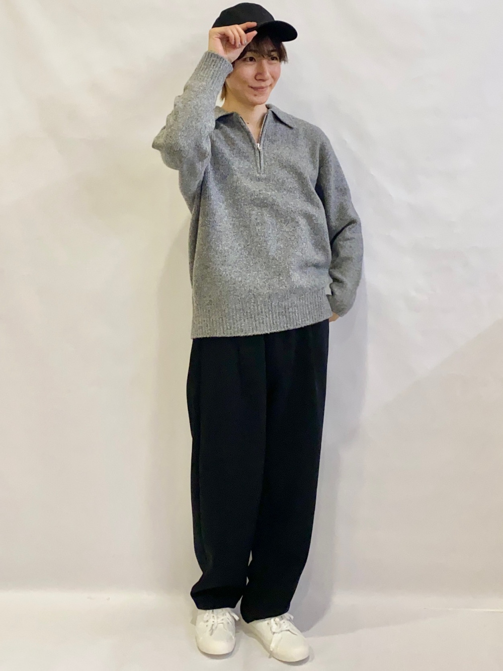 パフスウェットキャロットパンツ(丈標準69.0～73.0cm)、スウェットプル