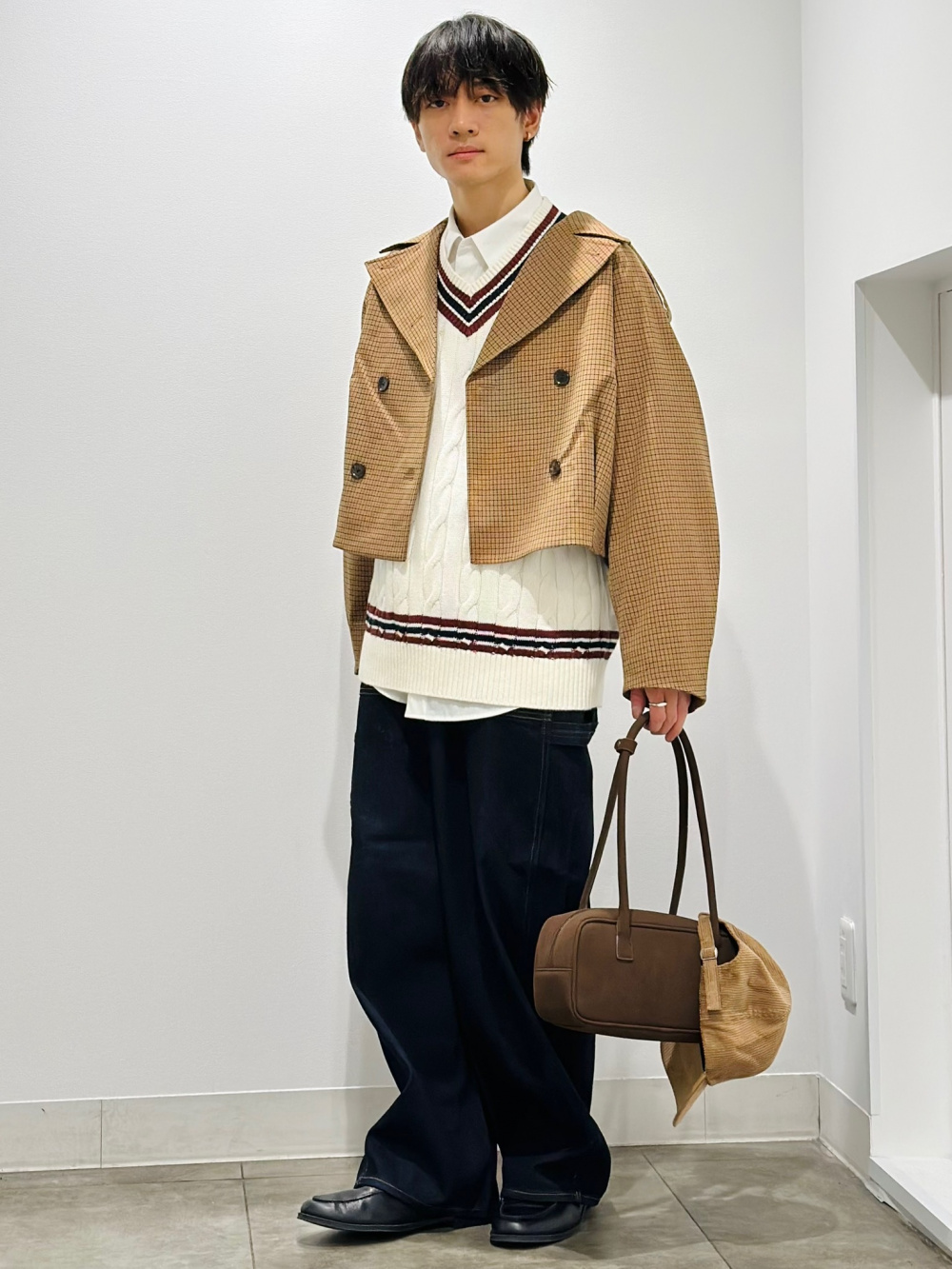 フルジップニットジャケット by rokh、ジップアップパーカ by rokh」の