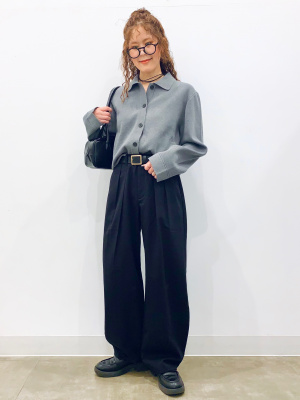 リリ様 GU公式 | ポロカーディガン(長袖)+X