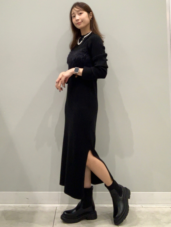 ニットワンピース」のレディースのコーディネート一覧 | ジーユー