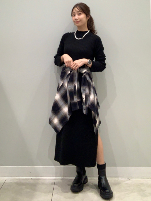 レディース　まとめ売り　ニット　コーデ売り　ニットワンピース　GU ニットワンピース」のレディースのコーディネート一覧 | ジーユー