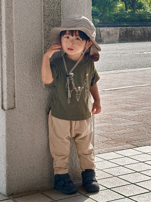 gu様♡お纏め専用 GU公式 | BABY(TODDLER)サマナルパンツ(10分丈)(ライン)