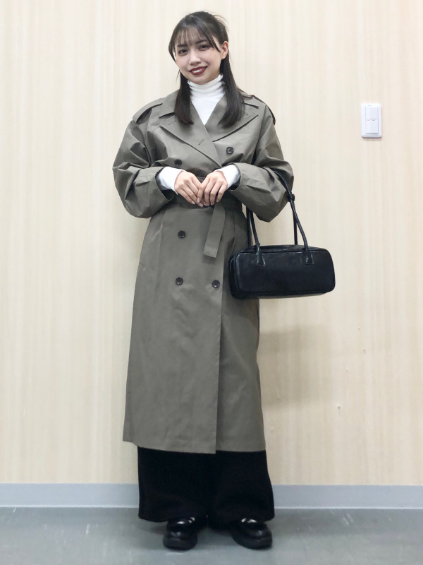 ショートトレンチコート by rokh（レディース）の着用コーディネート