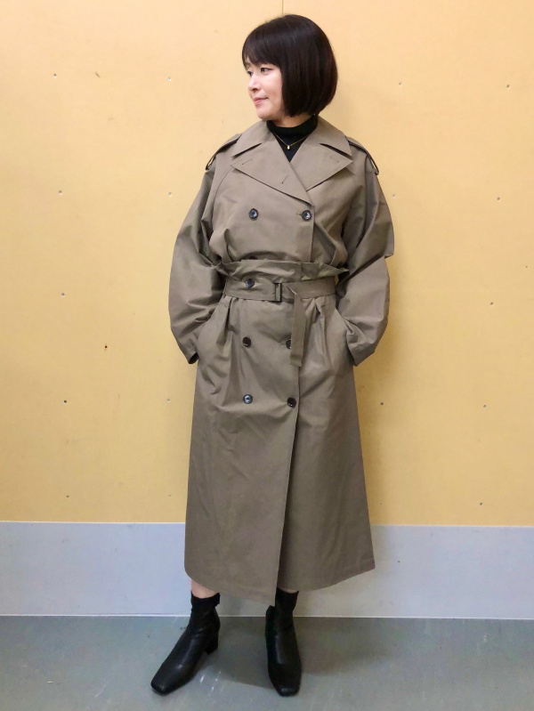ショートトレンチコート by rokh（レディース）の着用コーディネート