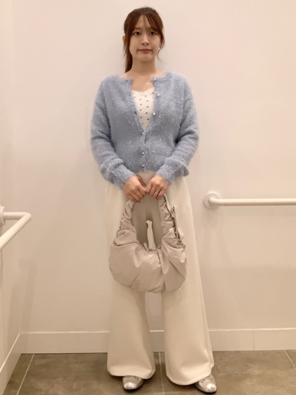 コットンブレンドクロップドキャミソール(ドライ)(フラワー