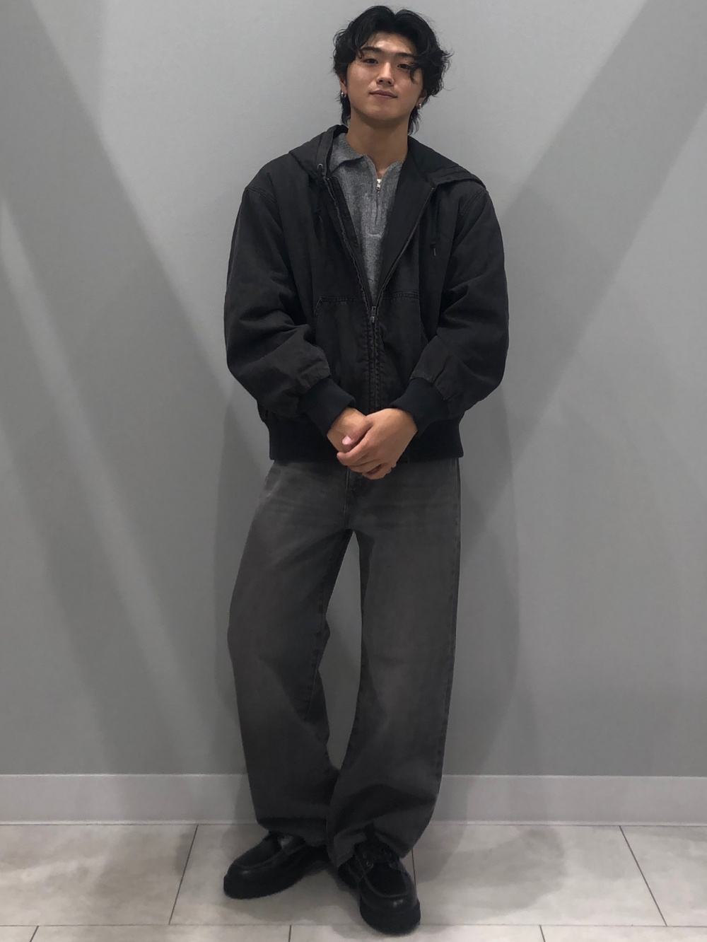 Check styling ideas for「Open Collar Shirt | HalfSlv、Baggy