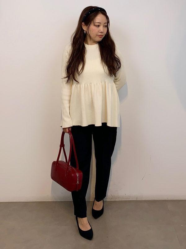 シーちゃん　Aセットアップ　ブラックＭ 公式スタイリング | ジーユー