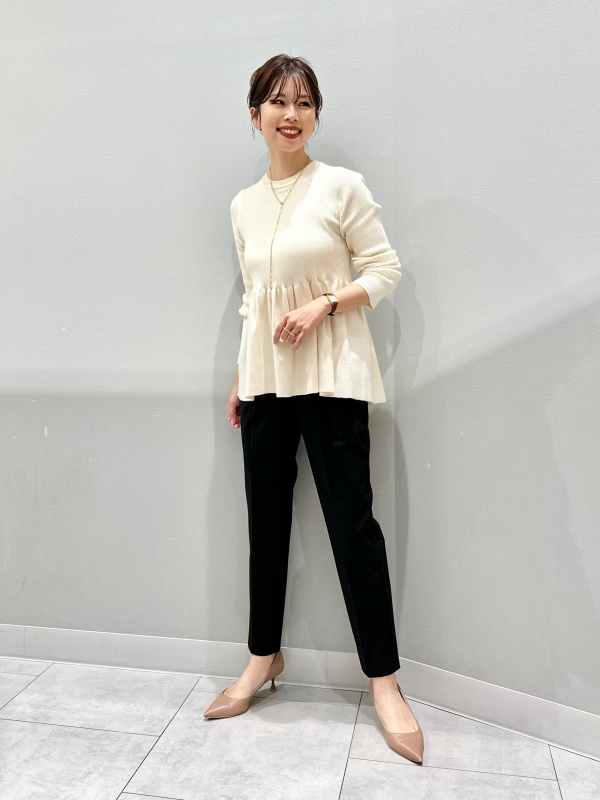 ウォッシャブルテーパードパンツZ(丈標準65.0～69.0cm)（レディース