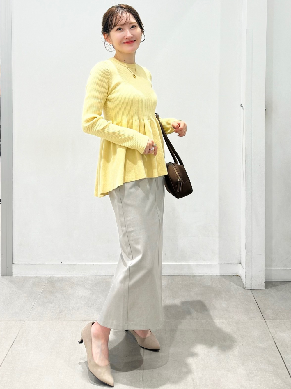 Lacy Stitch Knitted Shirt/S、UV Protection Square Wellington