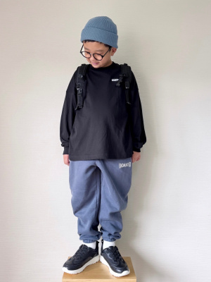 GU公式 | KIDS(男女兼用)ヘビーウェイトスウェットワイドジョガーパンツ