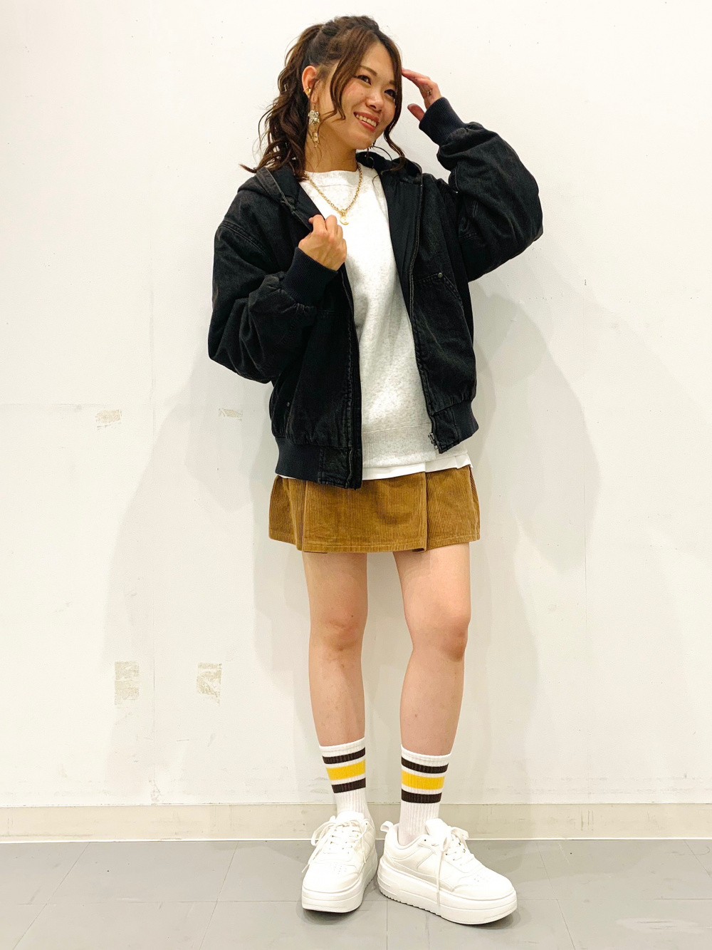 パフスウェットキャロットパンツ(丈標準69.0～73.0cm)、デニムパデッド