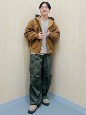 GU公式 | パデッドジップアップパーカ