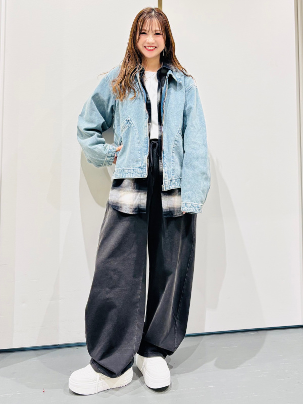 デニムジップアップジャケット（メンズ）の着用コーディネート一覧