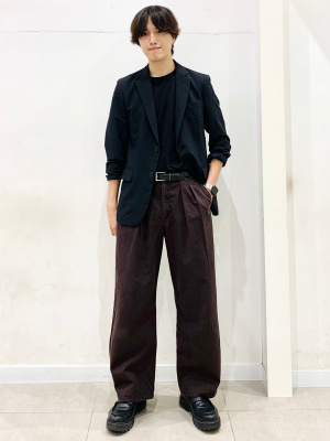 GU公式 | ウォッシャブルテーラードジャケットSW(セットアップ可能)