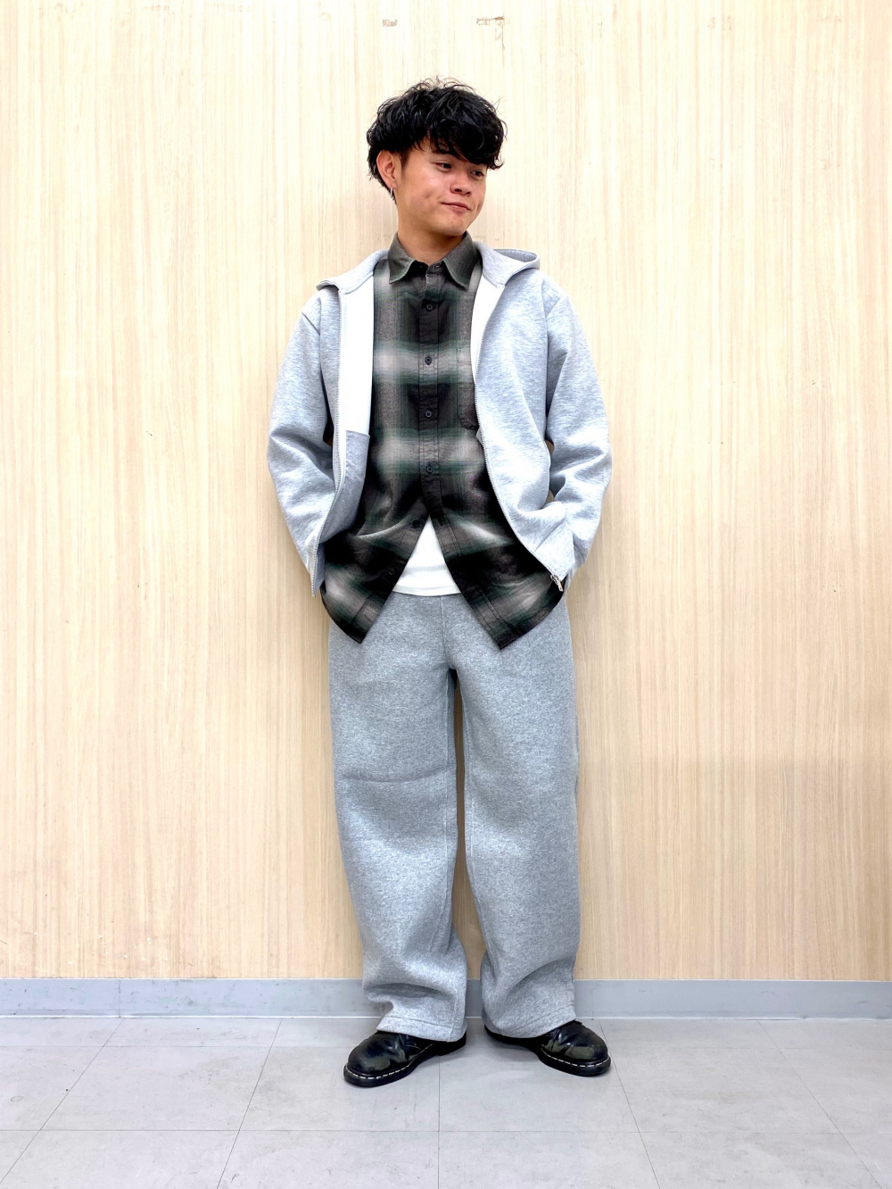 Puff Sweat Full-Zip Hoodie」| GU的穿搭理念