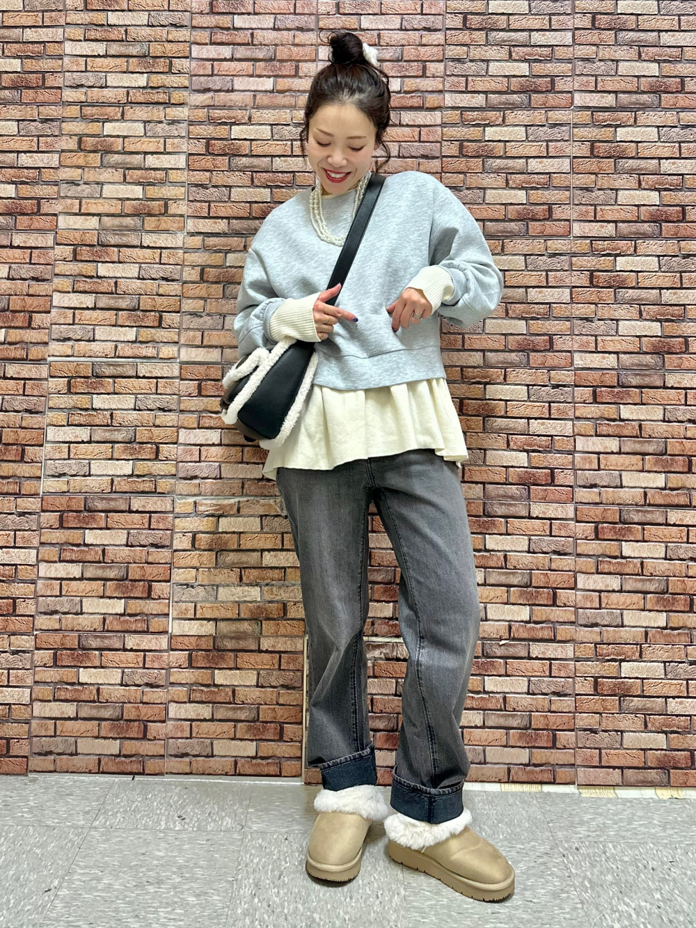 シアーT(半袖)、2ピースシアーTブラウス(半袖)」の着用コーディネート