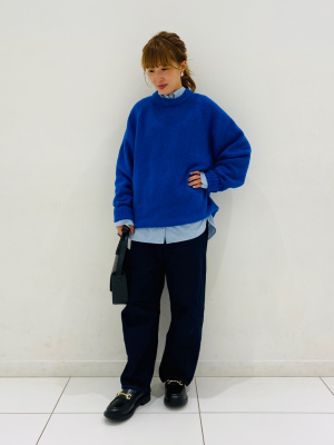 GU公式 | バレルレッグジーンズB+EC(丈短め68.0cm)(セットアップ可能)